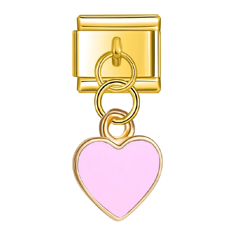 ICB-Pink Heart Gold