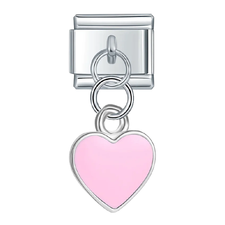 ICB-Pink Heart Silver