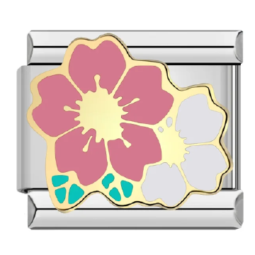 ICB-Pink & White Flower