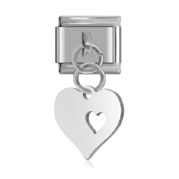 ICB-Stainless Heart Silver